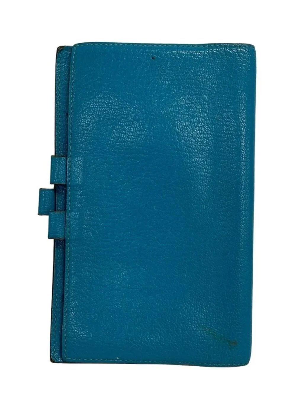 HERMES Vision Blue Paon Chevre Square O Agenda